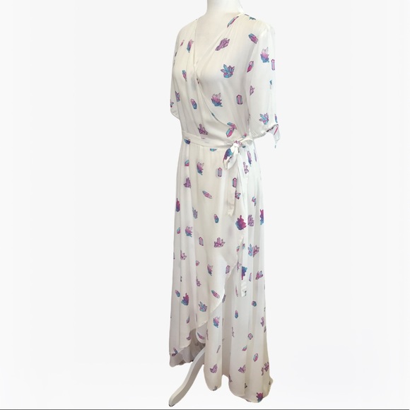 Wildfox Wrap Allover Print Women’s Maxi Dress -S/M - Picture 12 of 16